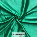 Crepe Back Luxury Silky Satin, Soft Touch, Lustrous, Great Flow and Drape, Stretchy, Wrinkle-Resistan, Bridal dress Material 60"(150cm) wide