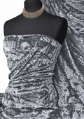 Premium Spun Ice Crush Effect Velvet 2 Way Spandex 60" Craft, Dress & Decoration 2