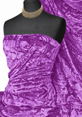 Premium Spun Ice Crush Effect Velvet 2 Way Spandex 60" Craft, Dress & Decoration 2