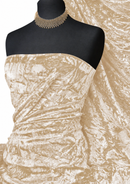 Premium Spun Ice Crush Effect Velvet 2 Way Spandex 60" Craft, Dress & Decoration 1