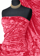 Premium Spun Ice Crush Effect Velvet 2 Way Spandex 60" Craft, Dress & Decoration 1