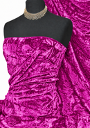 Premium Spun Ice Crush Effect Velvet 2 Way Spandex 60" Craft, Dress & Decoration 2