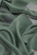 Sage Green Chiffon Shot Fabric Cationic Silky Touch Fashion 60" Dress, Sarong & Decoration