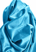 Turquoise  Plain Velvet Fabric Premium Spandex 2-Way Stretch Dyed 58" Wide Crafting Per Metre