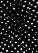 100% 45" Craft Cotton Poplin Stars Printed Fabric Face Masks Use D