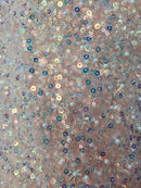 Heavy Beaded Lace Beaded Pearlised Lace on Tulle/ Bridal Lace 150 cm Wide