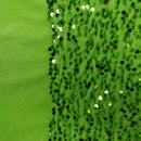 Sequin on Stretch Velvet With Luxury Sequins all Over 5mm Shining Sequin 2-way Stretch 60” Wide