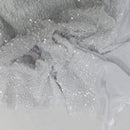 Sequin on Stretch Velvet With Luxury Sequins all Over 5mm Shining Sequin 2-way Stretch 60” Wide