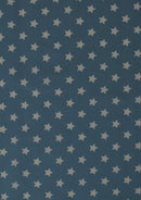 100% 45" Craft Cotton Poplin Stars Printed Fabric Face Masks Use D