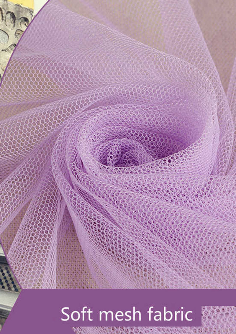 Candy Pink Dress Net Fabric Tulle Mesh Dancewear 60" Stiff Bridal Dress Gown Tutu Per Metre