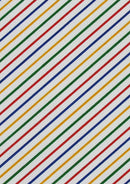 Multicoloured Stripes Polycotton Print Fabric Rainbow Horizontal Lines 45" D