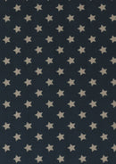 100% 45" Craft Cotton Poplin Stars Printed Fabric Face Masks Use D