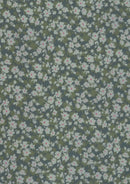 100% 45" Craft Cotton Poplin Fabric Mini Flower Leaves Print Face Mask Use D