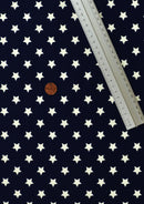 100% 45" Craft Cotton Poplin Stars Printed Fabric Face Masks Use D