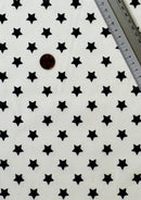 100% 45" Craft Cotton Poplin Stars Printed Fabric Face Masks Use D