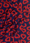 Ace of Spades Print Fabric Designer Silky Soft Touch 60" Width Mechanical Stretch D