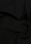 Black Muslin 100% Cotton Fabric Craft, Wedding, Dress & Craft Oeko-tex 45" Wide