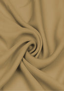 Beige 60" Luxury Soft Touch Florenza Crepe Fabric Dress & Craft Non Stretch