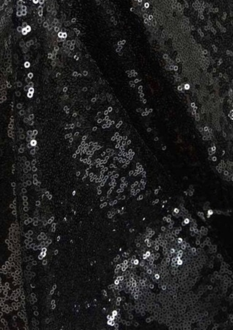 Sequins 3mm Allover Embroidered Fabric on Tulle/Net Material for Decor, Sewing, Dress, Tablecloths & Craft | 52" - 132cms Usable Width