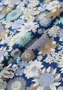 Floral Cotton Print Fabric Sunflower 45" Wide Poplin ROSE & HUBBLE Crafting D