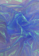 50" Rainbow Organza Pearlised Iridescent Fabric Weddings Decor