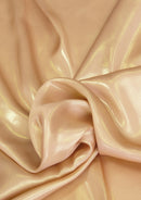 Blush 60"  Luxury Shimmer Foil Satin Fabric Nice Drape/Flow Dress Decoration