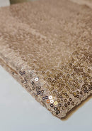 Blush Sequins 3mm Allover Embroidered Fabric on Tulle/Net Material for Decor, Sewing, Dress, Tablecloths & Craft | 52" - 132cms Usable Width | Sold by The Metre