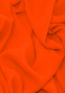 Premium Crepe Chiffon Dress Fabric Plain Dyed 44/45" Decoration,Craft (CHIFFON 4)