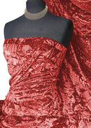 Premium Spun Ice Crush Effect Velvet 2 Way Spandex 60" Craft, Dress & Decoration 1