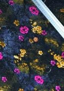 Viscose Shaded Floral Print Soft 60’’ (150cms) Fabric D