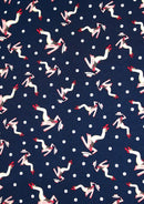 Designer Soft Touch Crepe Moon Walker Dance MJ Dots Printed fabric D