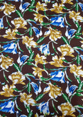 FLORAL TULIP 100% COTTON 45’’ SOFT FABRIC PRINT D#113