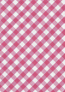 Large Check 1/4" Hot Pink 45" Wide Gingham Polycotton Fabric Check Material Dress Crafts Uniform