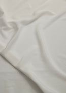 Crepe De Chine Dress Fabric Ivory Silky Plain Dyed Oeko-tex 44/45" Wide Craft