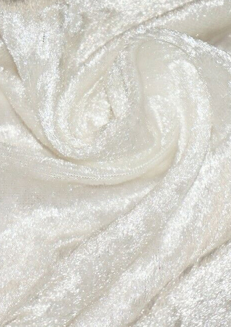 Premium Crushed Velvet 1 Way Stretch Fabric Dress Craft Wedding Cushion 60" - 150cm Wide Per Metre