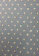 100% 45" Craft Cotton Poplin Designer Stars Print D