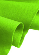 Lime Green Felt Fabric 60" (150cms) Extra Wide 1-2mm Thick for School Projects. Sewing, Decoration, Craft Supplies, Table Cover & Art Projects