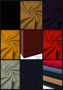 Ponte Roma Fabric 60" Luxury Jersey Knit Stretch Dressmaking Skirts Crafts