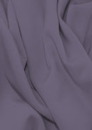 Mauve 60" (150cms) Sienna Crepe Plain Dyed Luxury Soft Feel Fabric Dress/craft/fashion