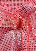 6mm American Knit Nylon Blend Colour Sequins Fabric 45" Wide Dress Decor & Craft