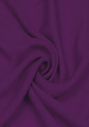 Purple 60" Luxury Soft Touch Florenza Crepe Fabric Dress & Craft Non Stretch