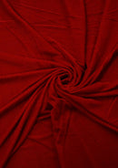 Micro Velvet Plain Fabric 45" Wide Luxury 5000 Grade Velour Non Stretch Red Santa Costume Christmas Dressing