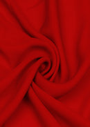 Red 60" Luxury Soft Touch Florenza Crepe Fabric Dress & Craft Non Stretch