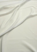 Crepe De Chine Dress Fabric Silver Silky Plain Dyed  44/45" Wide Craft