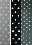 100% 45" Craft Cotton Poplin Designer Stars Print D
