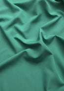 Crepe De Chine Dress Fabric Tropical Green Silky Plain Dyed 44/45" Wide Craft