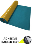 Teal Adhesive Felt Fabric 100% Acrylic UK Made EN71 Certified Sticky Back Material for Arts & Crafts 1mm Thickness | 100cm x 45cm Wide | Sold by The Metre & Roll
