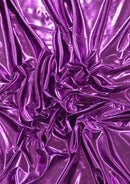 Black Cerise 44" Computer Foil Pin Dot Metallic Fabric High Shine Dressing Dance Costume