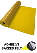 Yellow Adhesive Felt Fabric 100% Acrylic UK Made EN71 Certified Sticky Back Material for Arts & Crafts 1mm Thickness | 100cm x 45cm Wide | Sold by The Metre & Roll