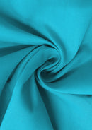 Aqua Blue PolyCotton Fabric 65/35 Blended Dyed Premium Fabric 45" (112cm) Wide for Craft, Dressmaking, Face Masks & NHS Uniforms